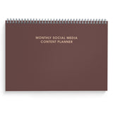 Monthly Social Media Planner Wirro