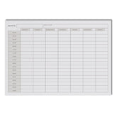 Hourly Weekly Schedule Notepad