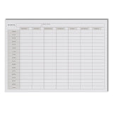Hourly Weekly Schedule Notepad