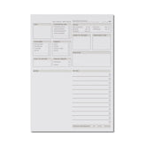 Social Media Content Planner Notepad