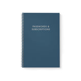 Passwords & Subscriptions