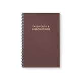 Passwords & Subscriptions