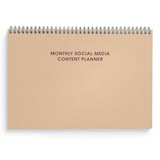 Monthly Social Media Planner Wirro